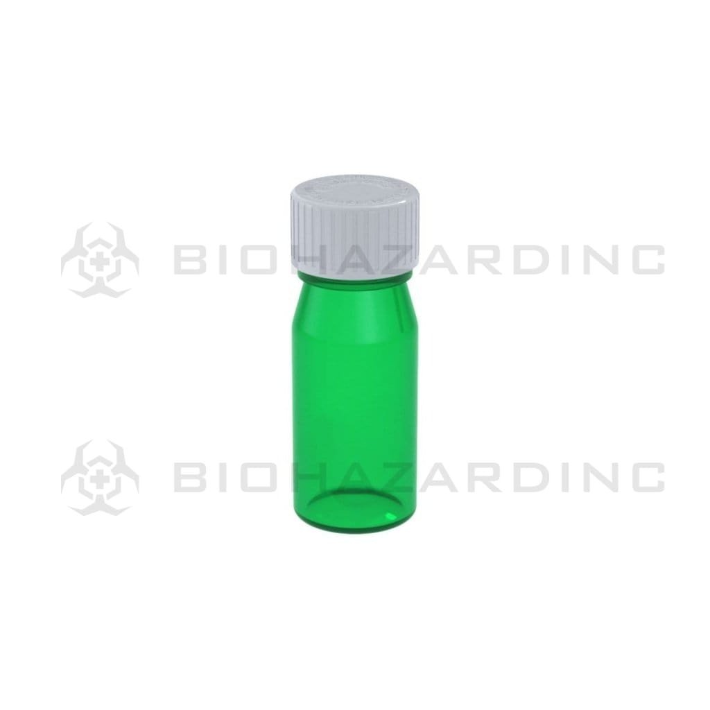 Biohazard Inc Oval Bottles 1 oz Green Oval Bottles - 325 Count