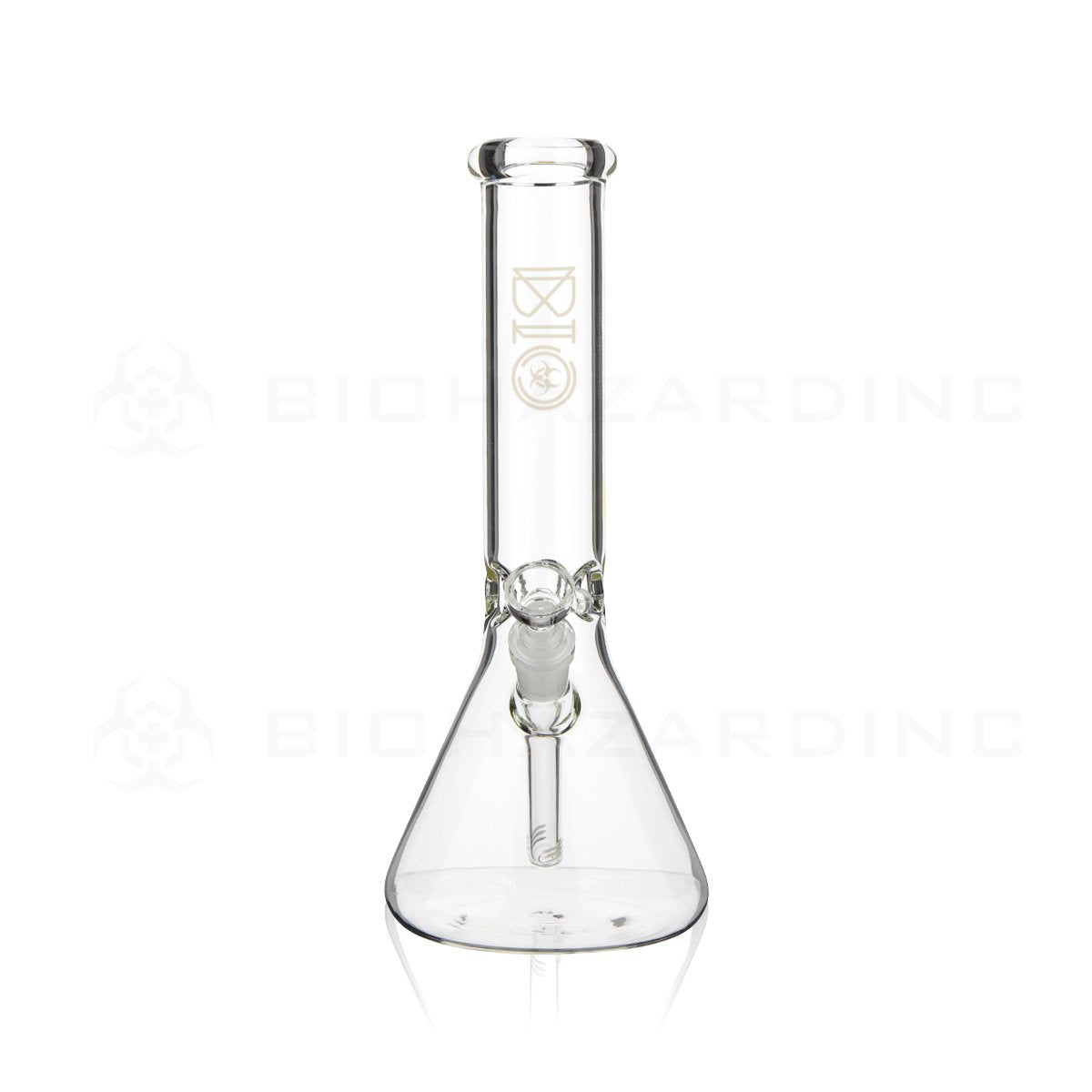BIO Glass | 12" 50mm x 5mm Classic Beaker Water Pipe | Gold