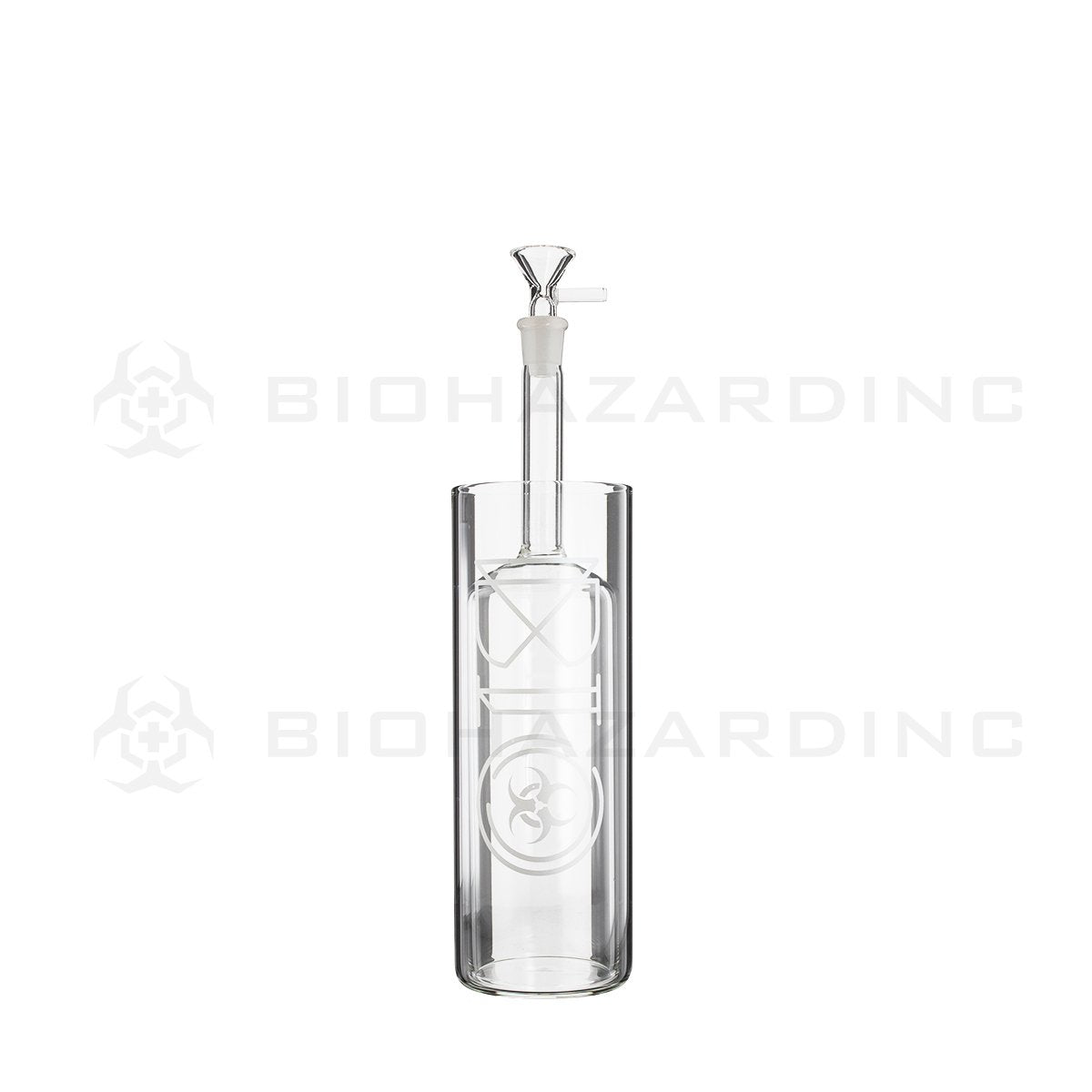 BIO GRAVITY | 12" 75mm GB Water Pipe | Silver