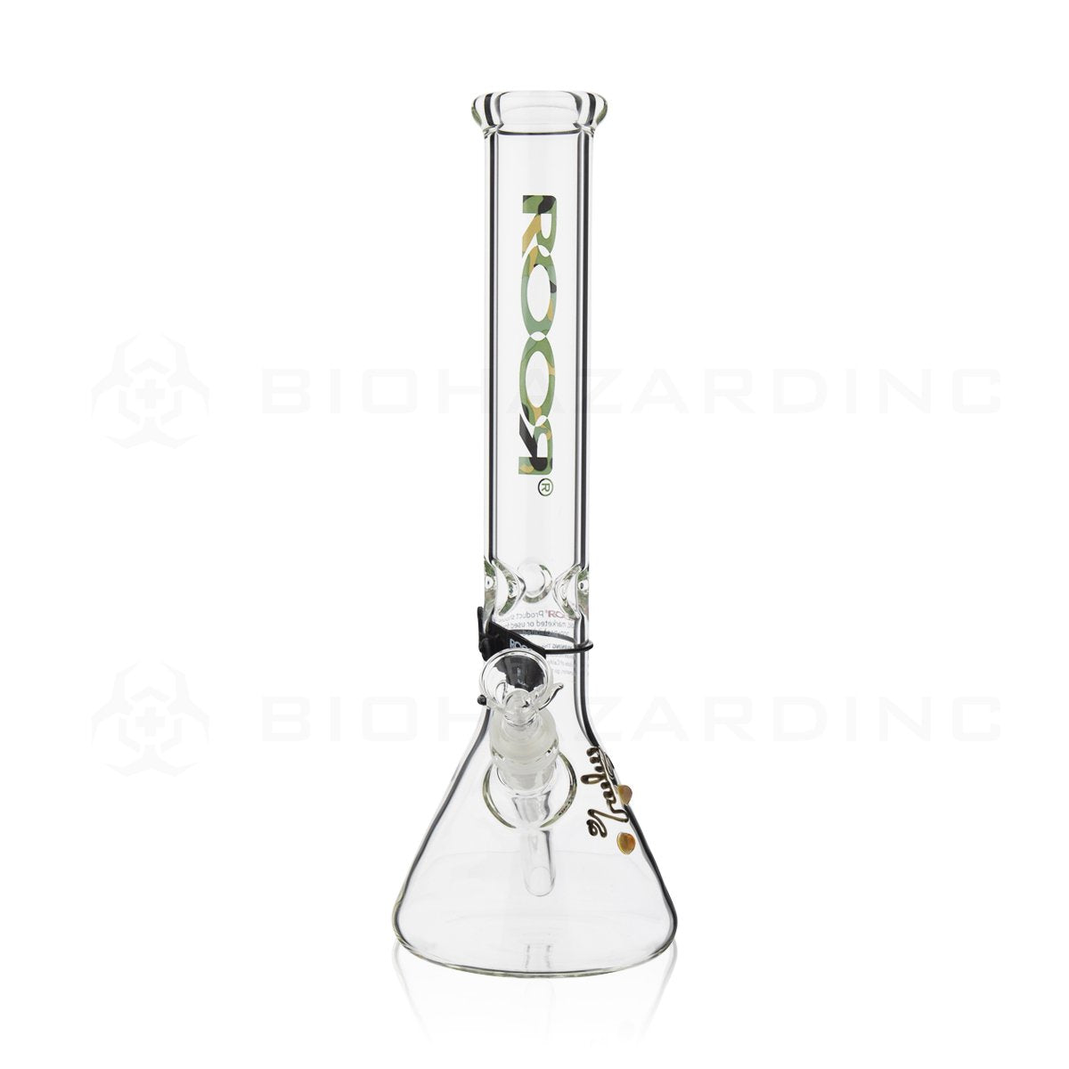 RooR® | 14" 45mm x 5mm Classic Beaker Waterpipe | Camo Logo