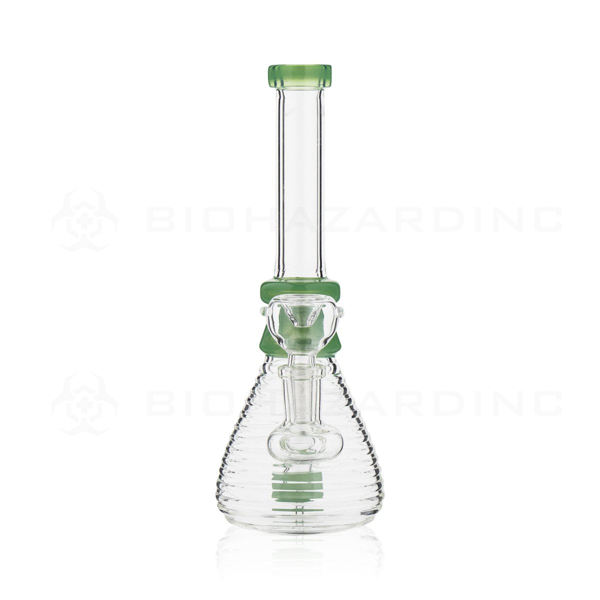 8" Ridged Beaker Water Pipe | Mint