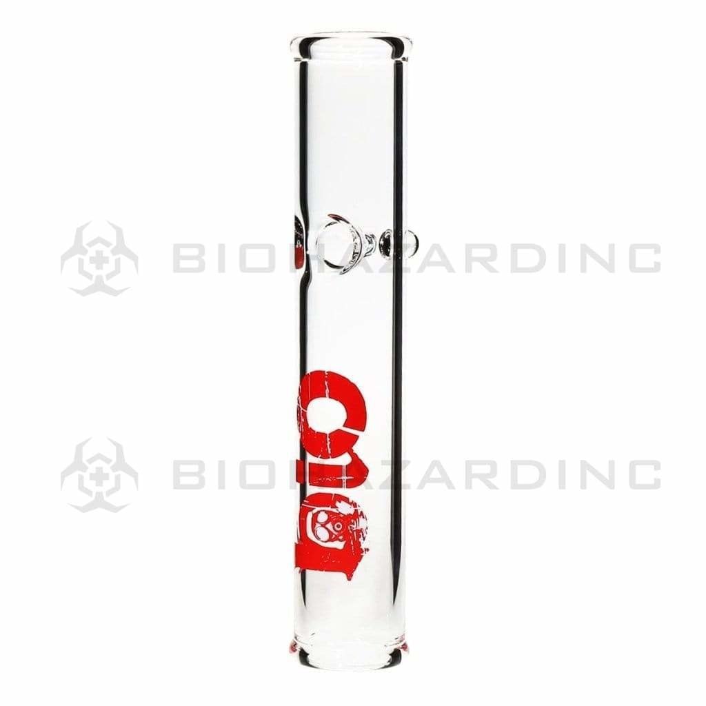 Bio Glass Steamroller Pipe 11" BIO Steamroller - Red Logo
