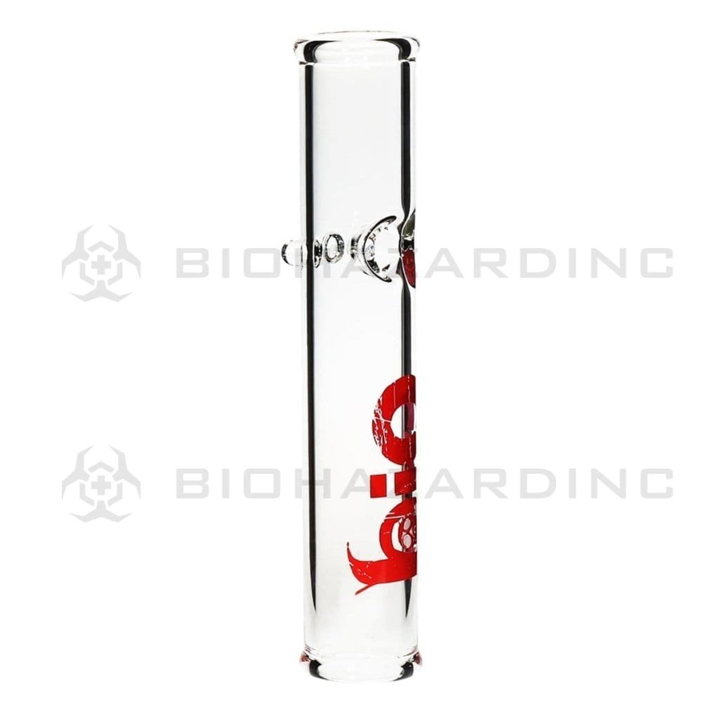 Bio Glass Steamroller Pipe 11" BIO Steamroller - Red Logo