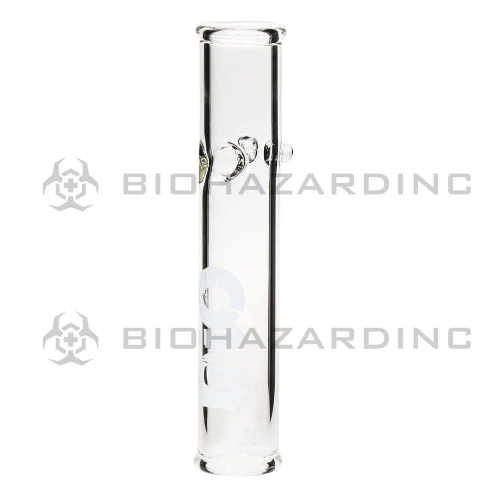 Bio Glass Steamroller Pipe 11" BIO Steamroller - White Logo