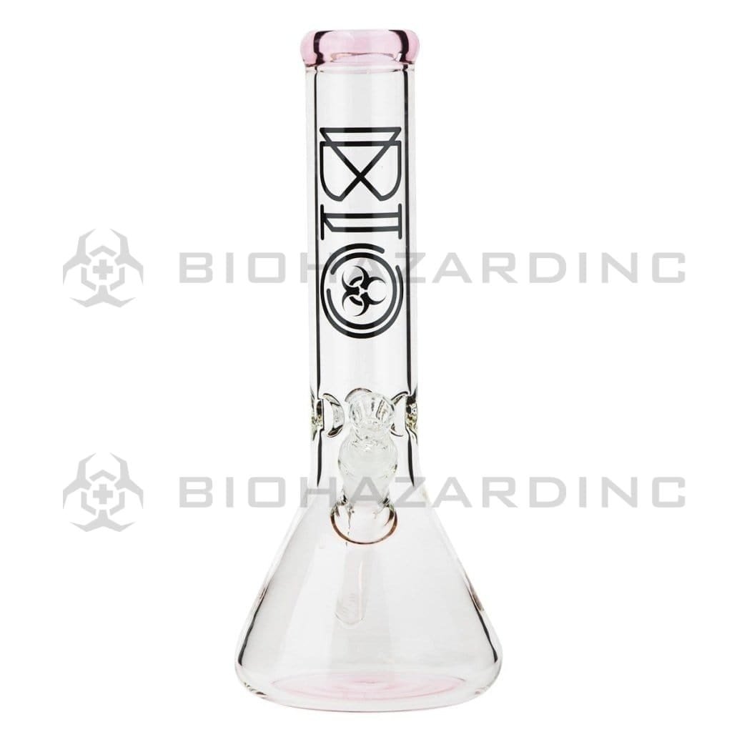 Bio Glass Glass Bong 12" BIO 50mm Beaker Water Pipe - Pink