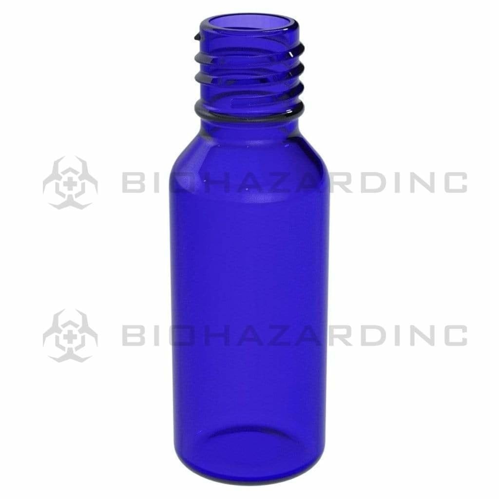 Biohazard Inc Glass bottles 1/2oz Blue Boston Round - 540 Count