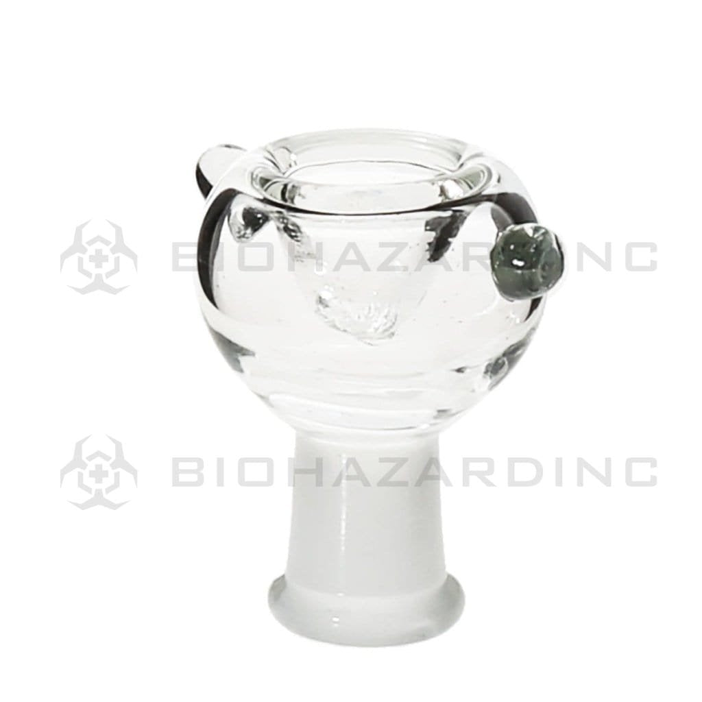 Biohazard Inc 14mm Bowl 14mm Female Bowl - Clear