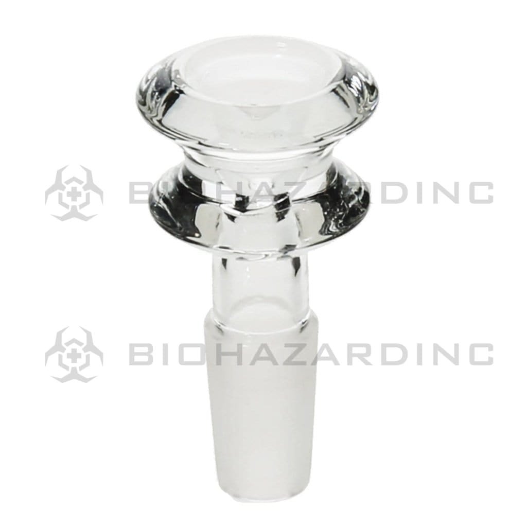 Biohazard Inc 14mm Bowl 14mm Funnel Bowl - Clear