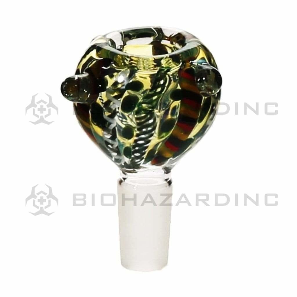 Biohazard Inc 14mm Bowl 14mm Lattacino Bowl - Assorted Colors