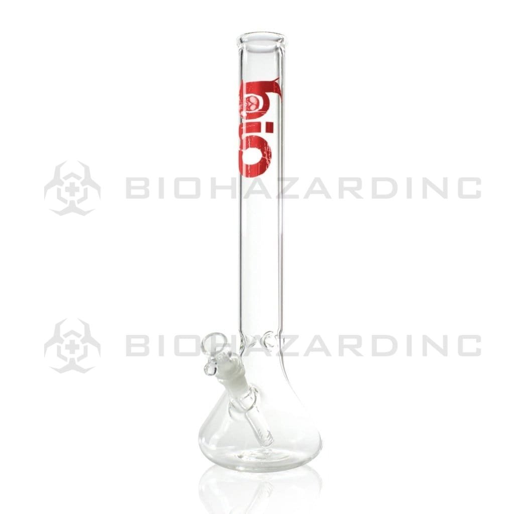 Bio Glass Glass Bong 16" BIO Beaker Bong - Red