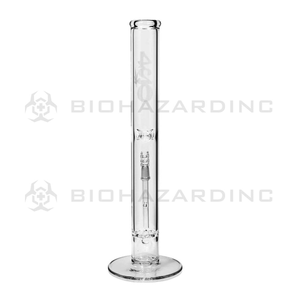 Biohazard Inc Glass Dab Rig 18" 420 Hurricane Dab Rig 19mm