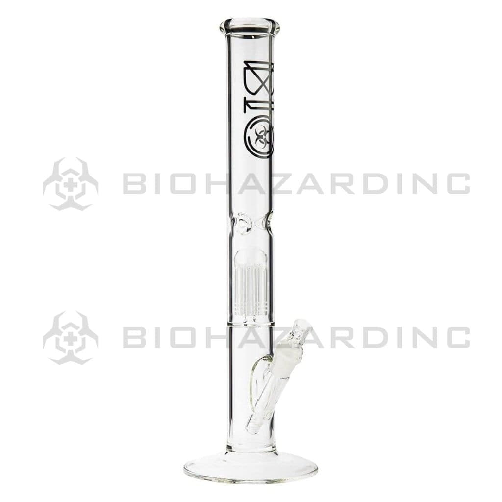 Bio Glass Glass Bong 18" BIO 10 Arm Tree Percolator Straight - Black Logo