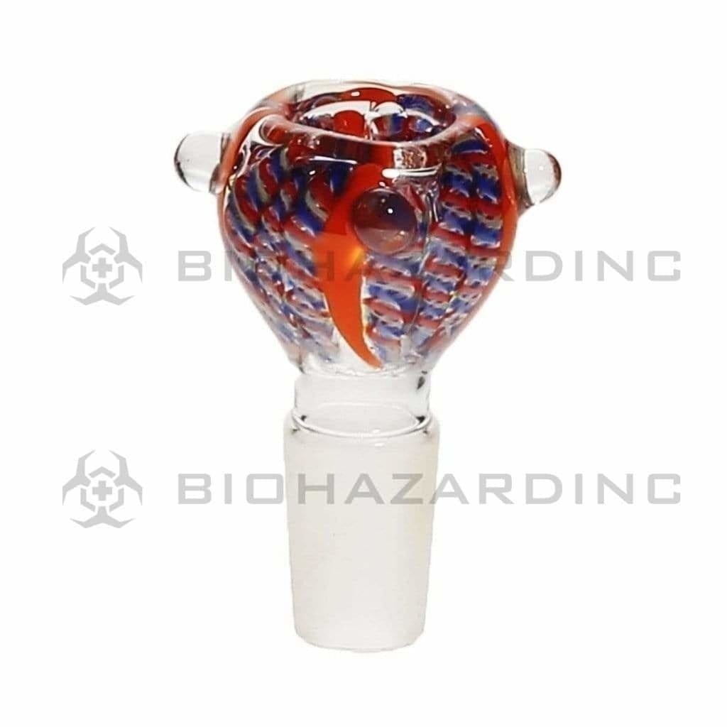Biohazard Inc 19mm Bowl 19mm Lattacino Swirl Bowl - Assorted Colors