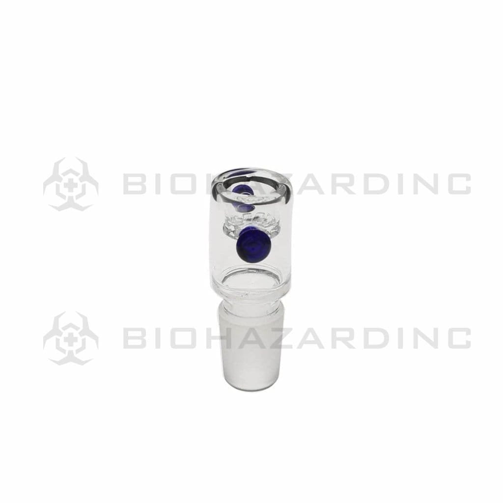 Biohazard Inc 19mm Bowl 19mm Screen Bowl - Blue Handles