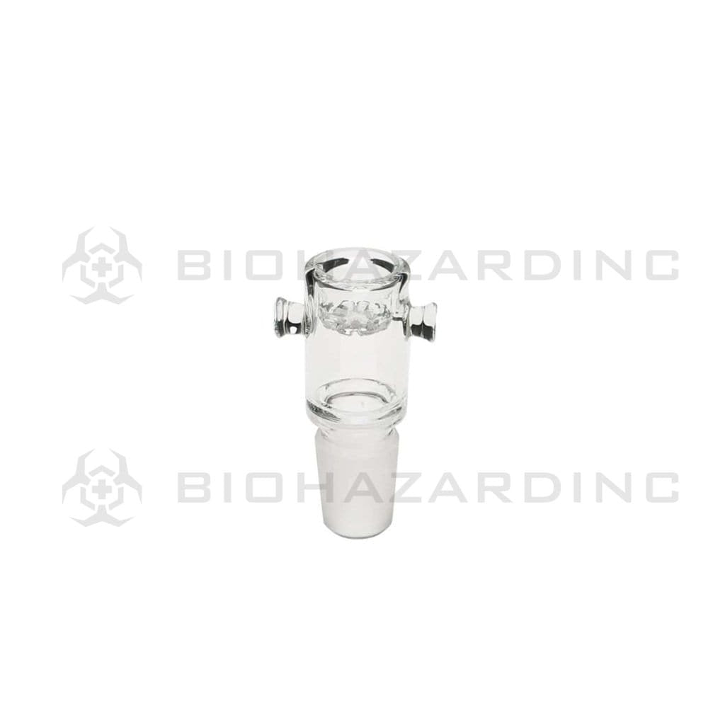 Biohazard Inc 19mm Bowl 19mm Screen Bowl - Clear Handles