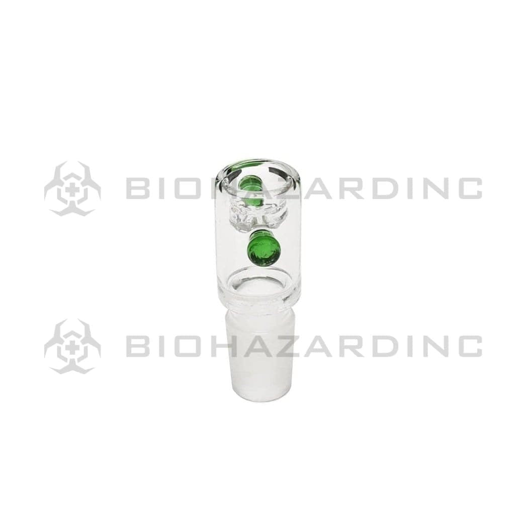 Biohazard Inc 19mm Bowl 19mm Screen Bowl - Green Handles