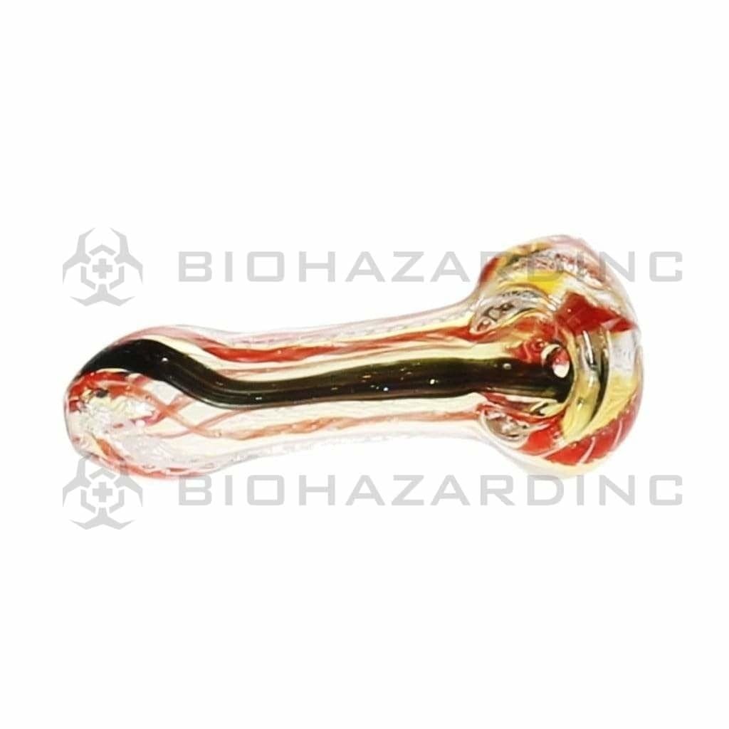 Biohazard Inc Glass Hand Pipe 2-3" Hand Pipe w/ Dicro - Assorted Color - 50 Count