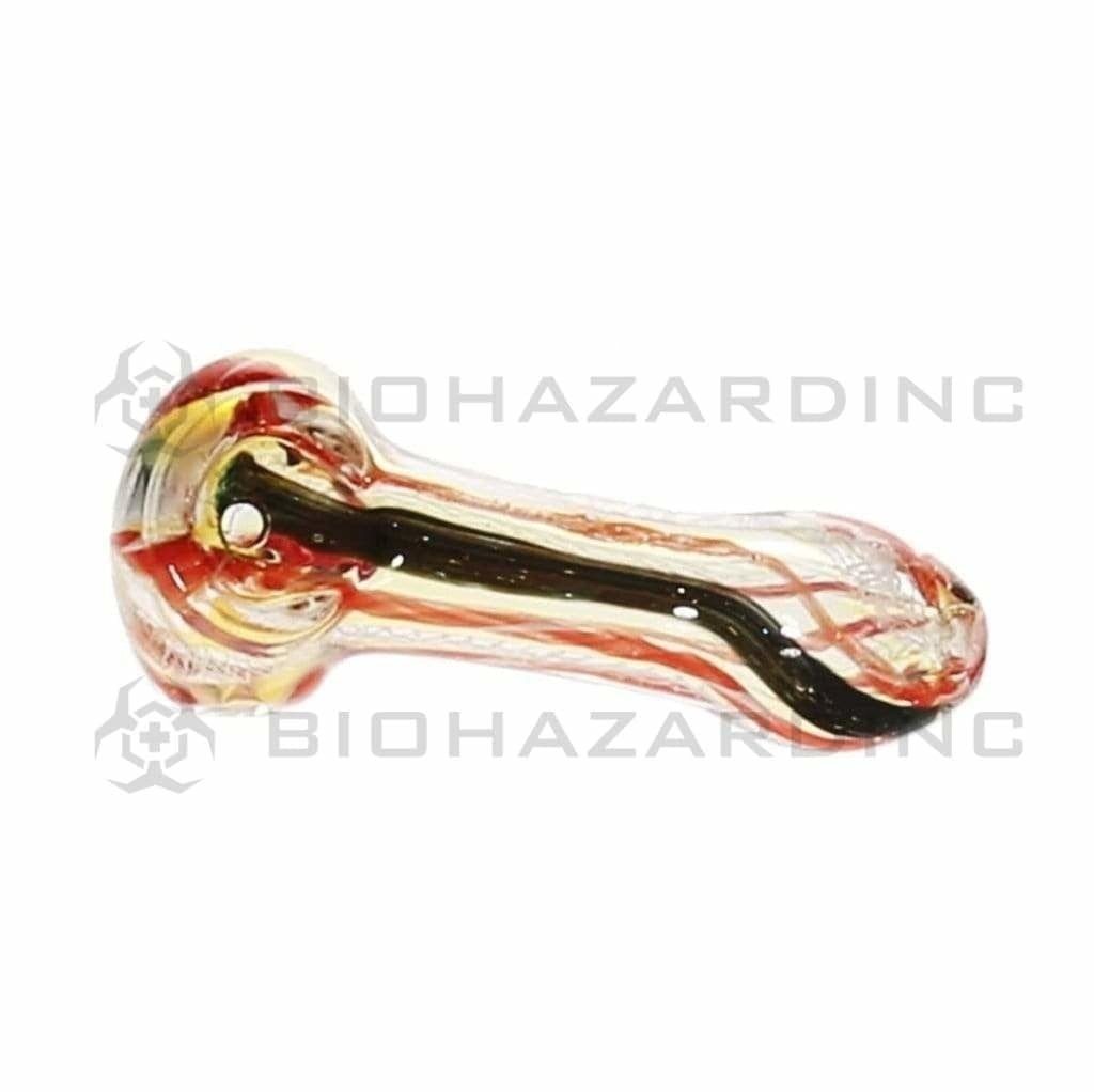 Biohazard Inc Glass Hand Pipe 2-3" Hand Pipe w/ Dicro - Assorted Color - 50 Count
