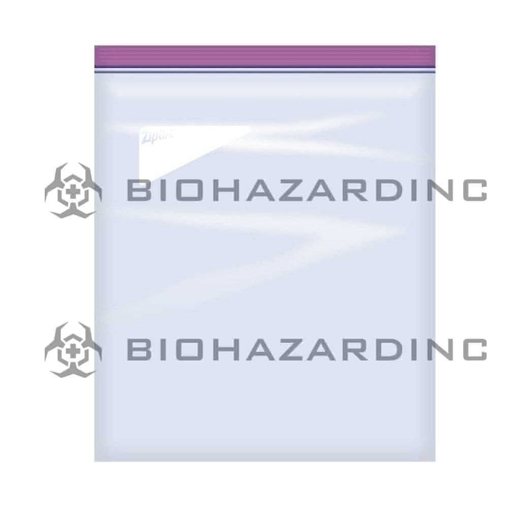 Biohazard Inc Storage Bag 2 Gallon Ziploc Storage Bag 15" x 13" - 100 Count