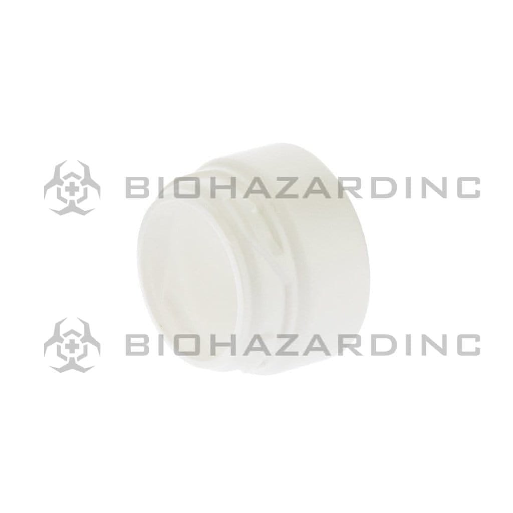 Biohazard Inc Child Resistant Jar 20 Dram Horizon Jar - 53mm - White - 477 Count