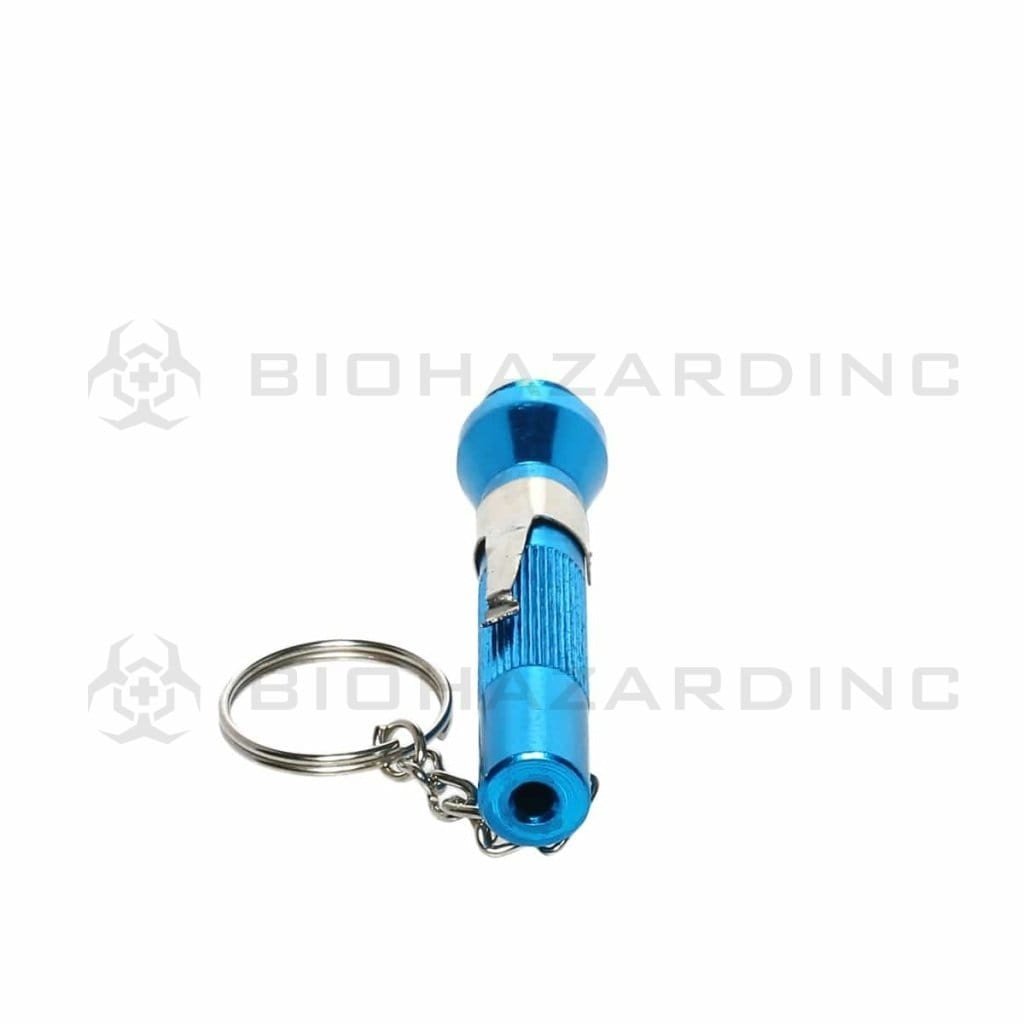 Biohazard Inc Metal Hand Pipe 3 1/2" Metal Flashlight Pipe - 5 Pack