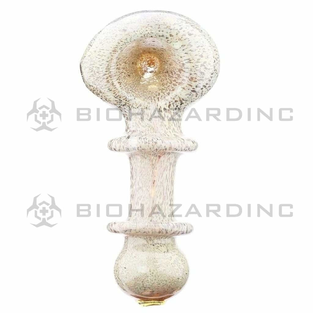 Biohazard Inc Glass Hand Pipe 3.5" Double Ring Hand Pipe Assorted Colors