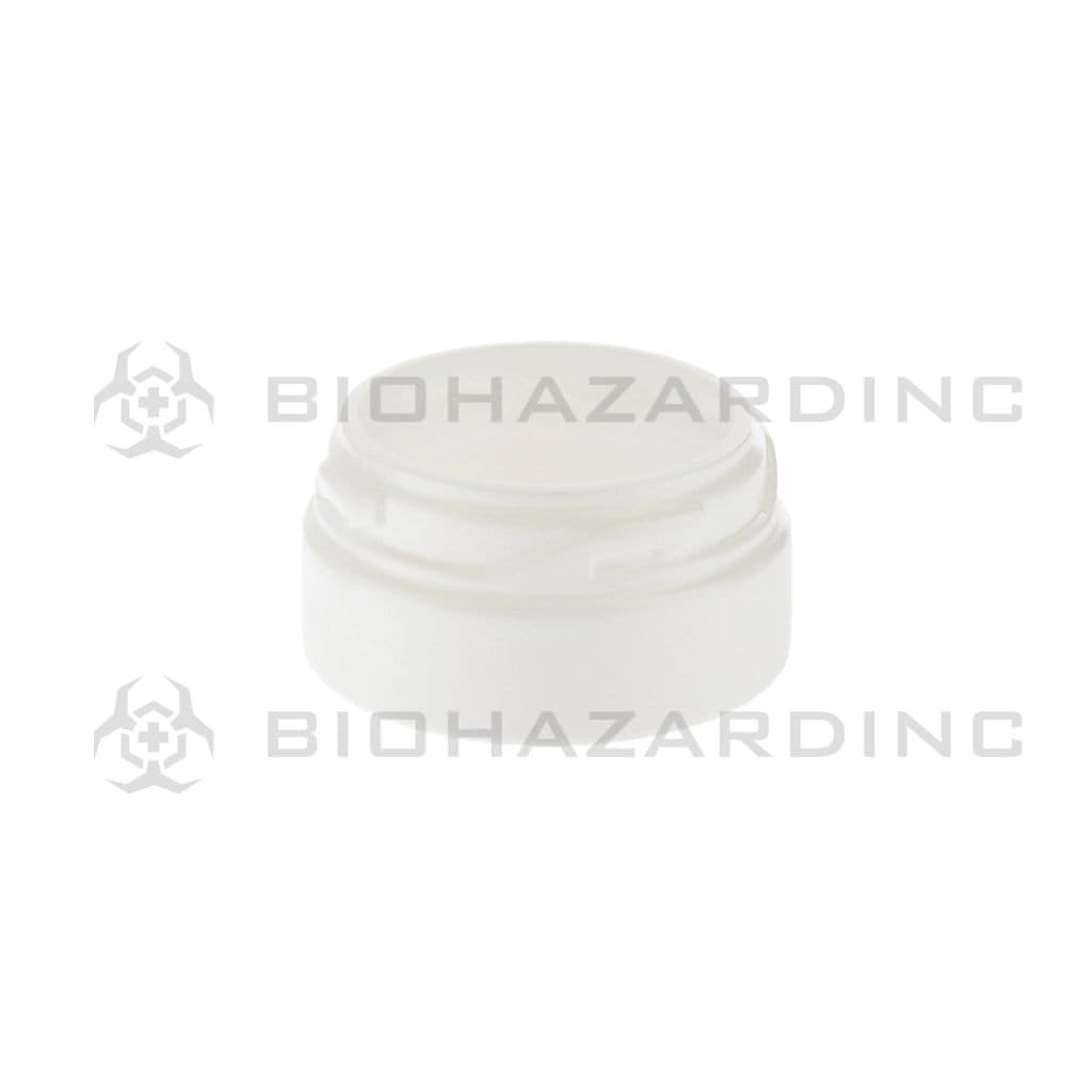 Biohazard Inc Child Resistant Jar 30 Dram Horizon Jar - 70mm - White - 324 Count