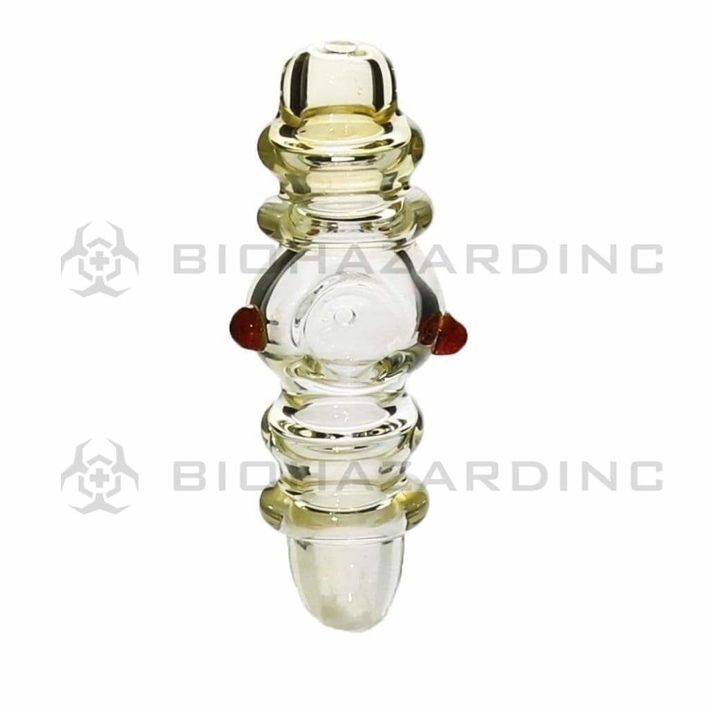 Biohazard Inc Steamroller Pipe 4" 25mm Fume Steamroller w/ Marias- 7 pack