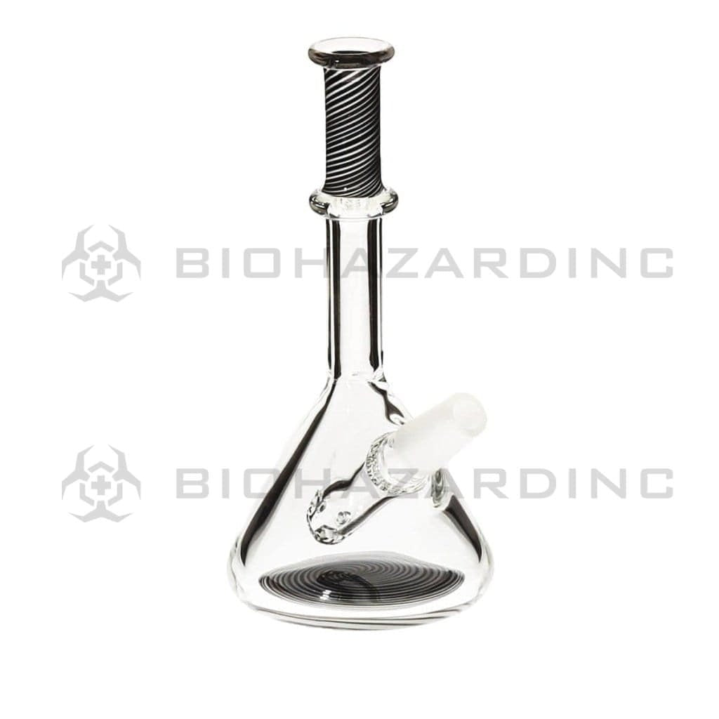 Biohazard Inc Glass Dab Rig 4" Fixed Stem Beaker 10mm Dab Rig - Reversal