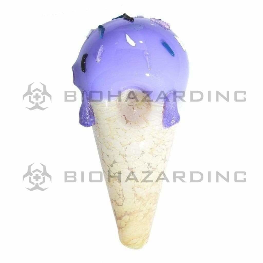 Biohazard Inc Novelty Hand Pipe 4" Hand Pipe Slyme Ice Cream - Assorted Colors