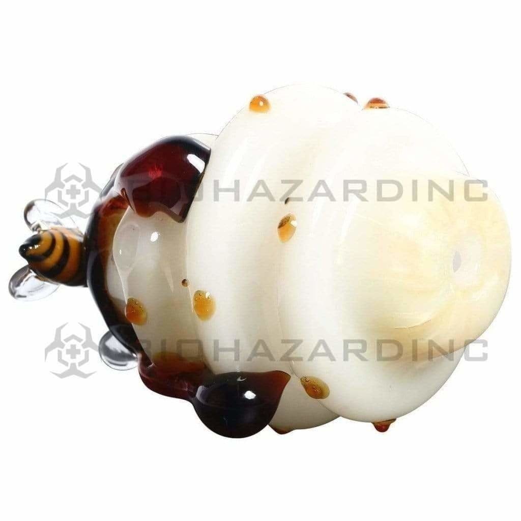 Biohazard Inc Novelty Hand Pipe 4" Honey Hive Hand Pipe