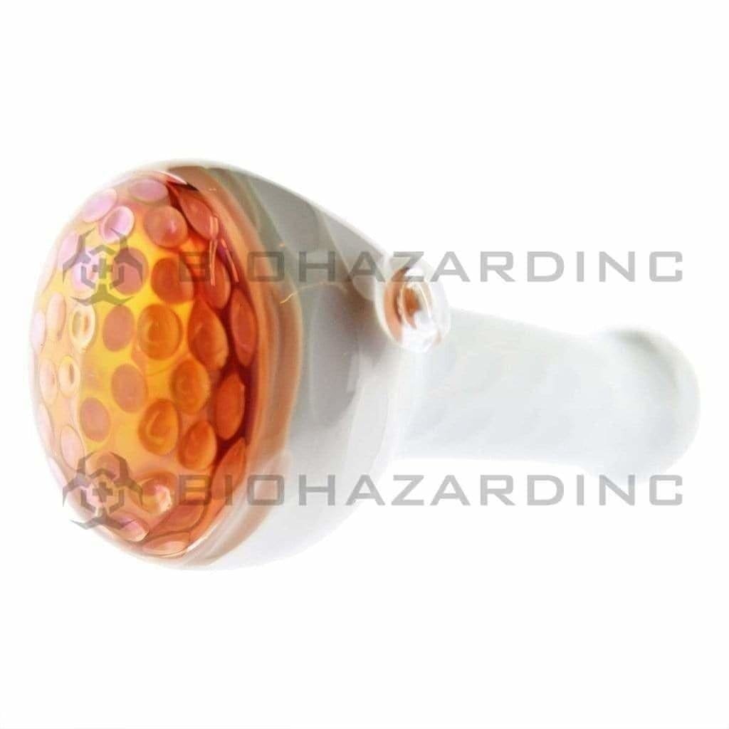 Biohazard Inc Glass Hand Pipe 4" Honeycomb Hand Pipe - Assorted Colors