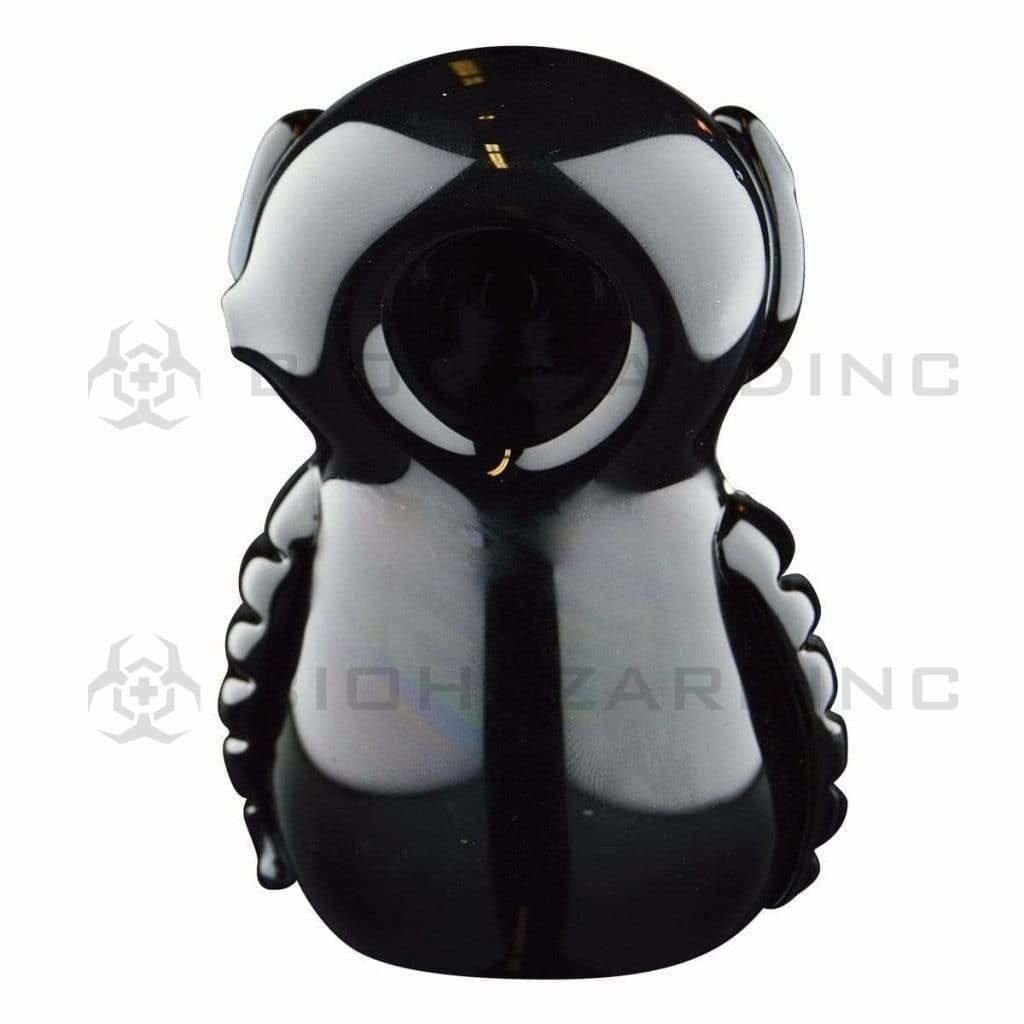 Biohazard Inc Novelty Hand Pipe 4" Owl Hand Pipe - Multi Color