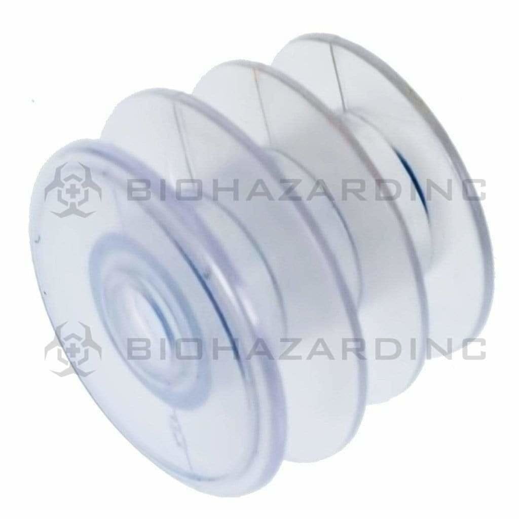 Biohazard Inc Oval Bottles 4 oz Amber Oval Bottles - 120 Count