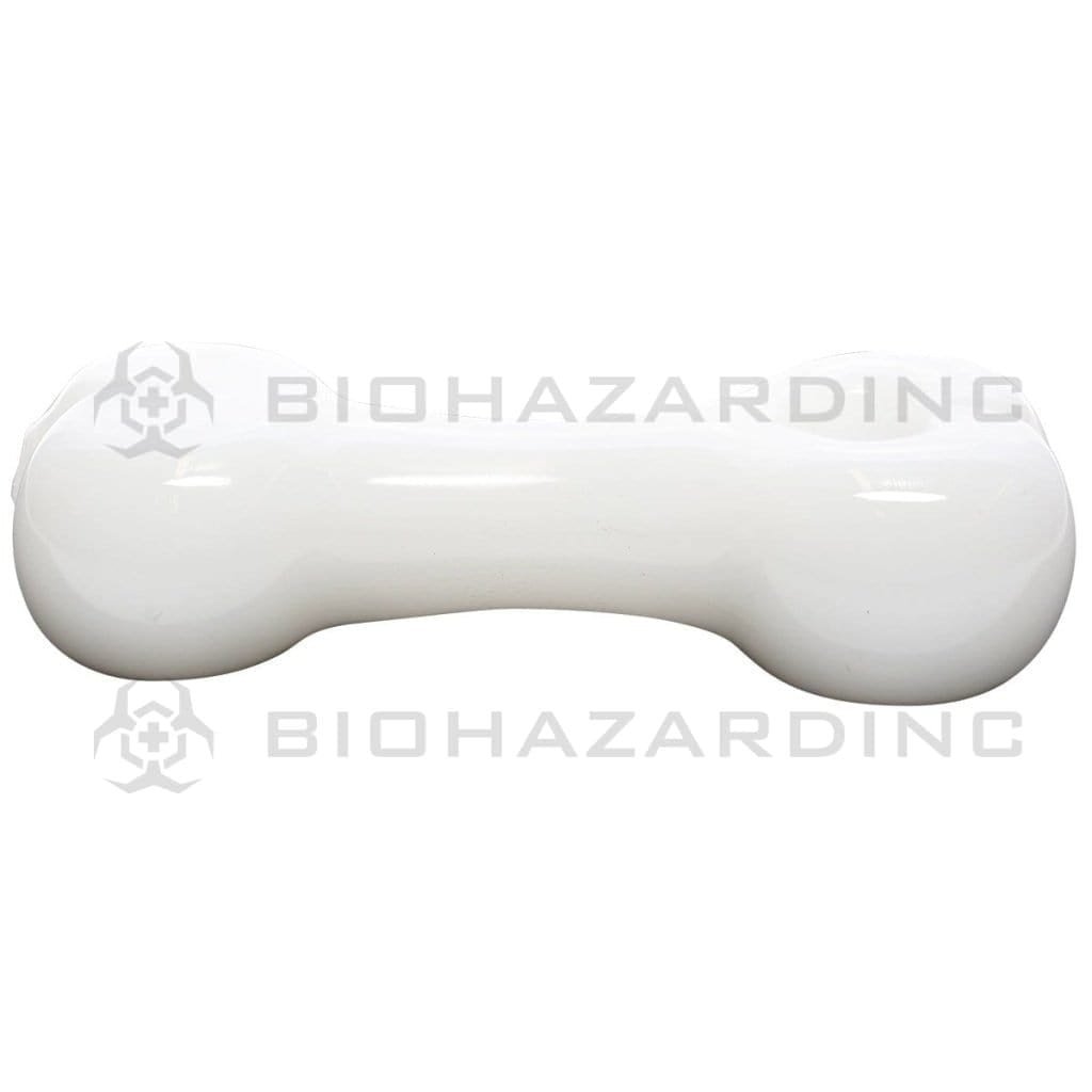 Biohazard Inc Novelty Hand Pipe 4" White Dog Bone Hand Pipe
