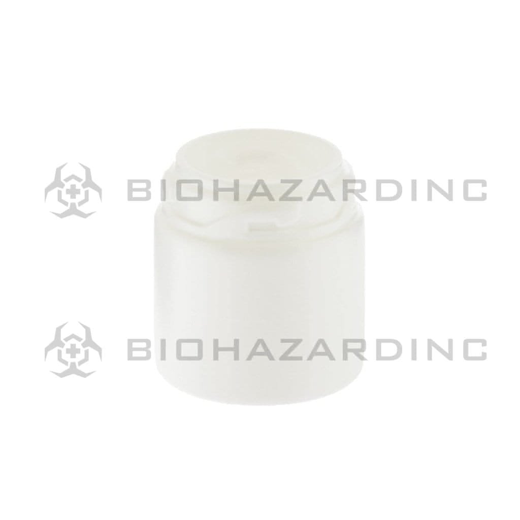 Biohazard Inc Child Resistant Jar 40 Dram Horizon Jar - 53mm - White - 318 Count