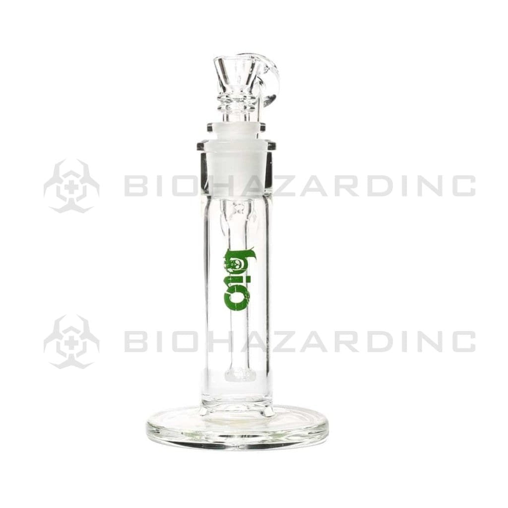 Bio Glass Glass Bubbler 5" BIO Removable Downstem Bubbler - Green Logo