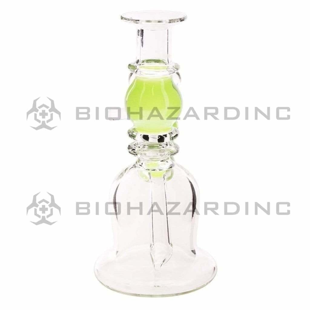 Biohazard Inc Glass Bong 5" Double Maria Straight Bong - Slyme