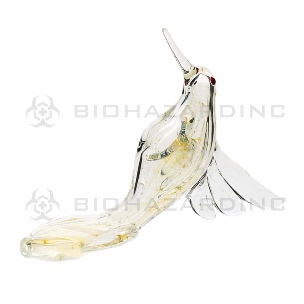 Biohazard Inc Novelty Hand Pipe 5" Flying Hummingbird Hand Pipe - Illuminati