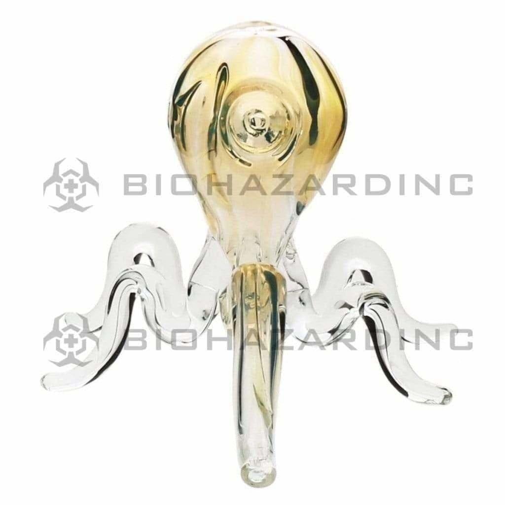 Biohazard Inc Novelty Hand Pipe 5" Octopus Hand Pipe - Fumed Illuminati