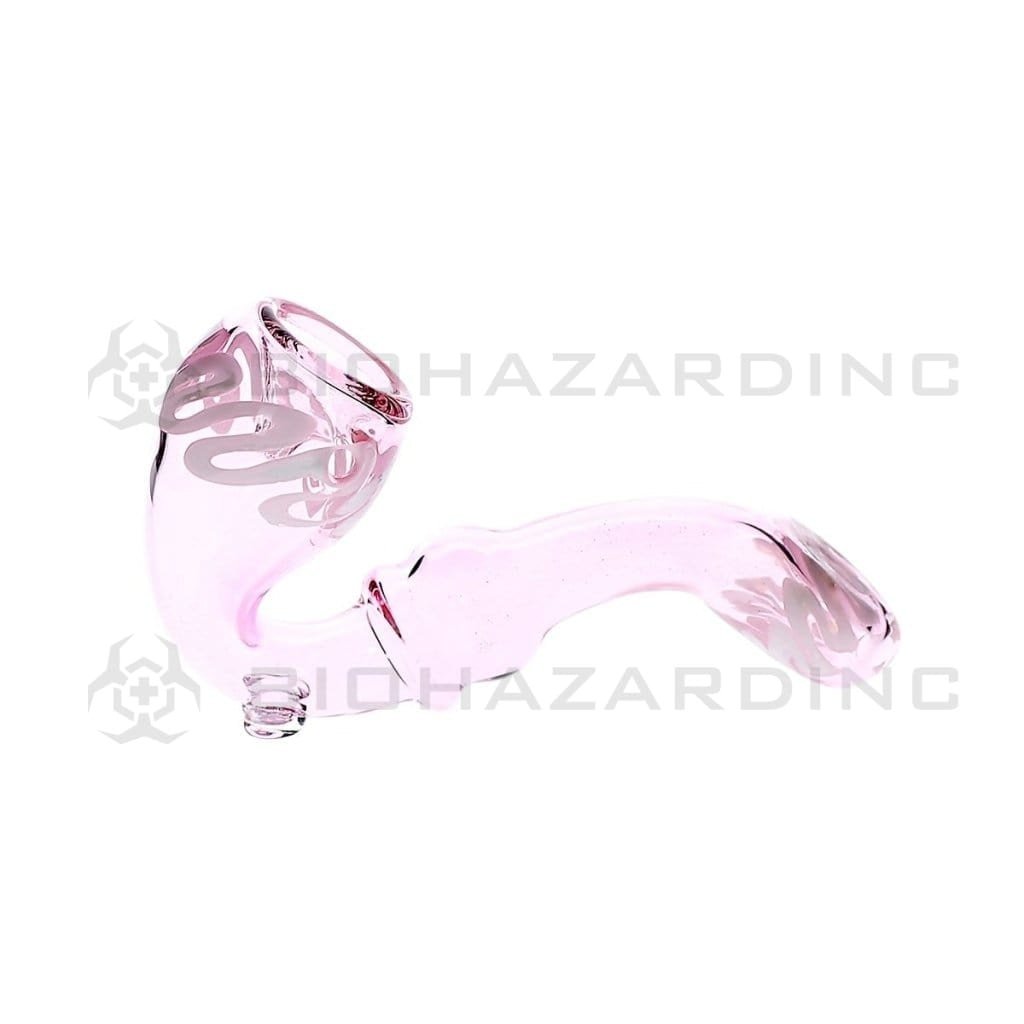 Biohazard Inc Sherlock Hand Pipe 5" Pink Sherlock