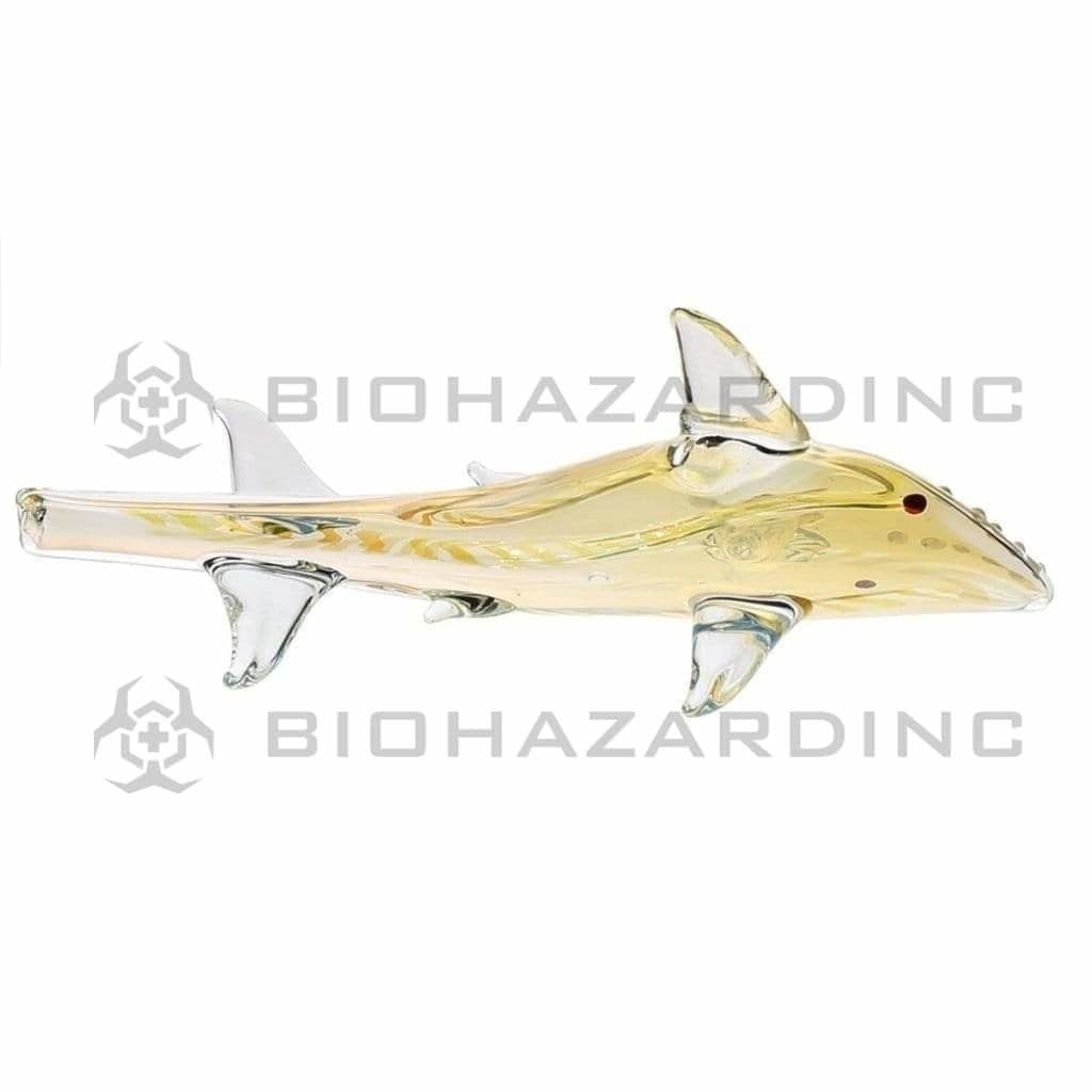 Biohazard Inc Novelty Hand Pipe 5" Shark Hand Pipe - Illuminati