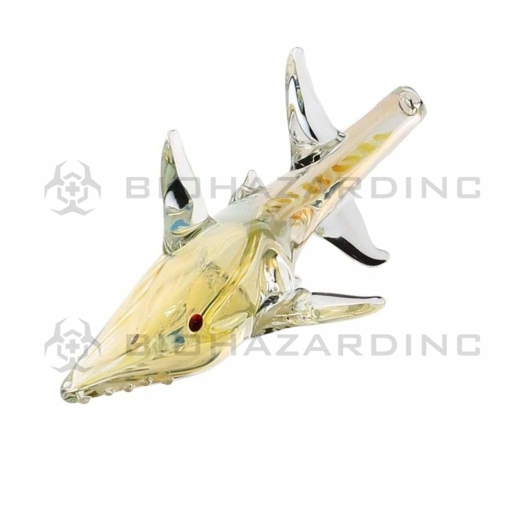 Biohazard Inc Novelty Hand Pipe 5" Shark Hand Pipe - Illuminati