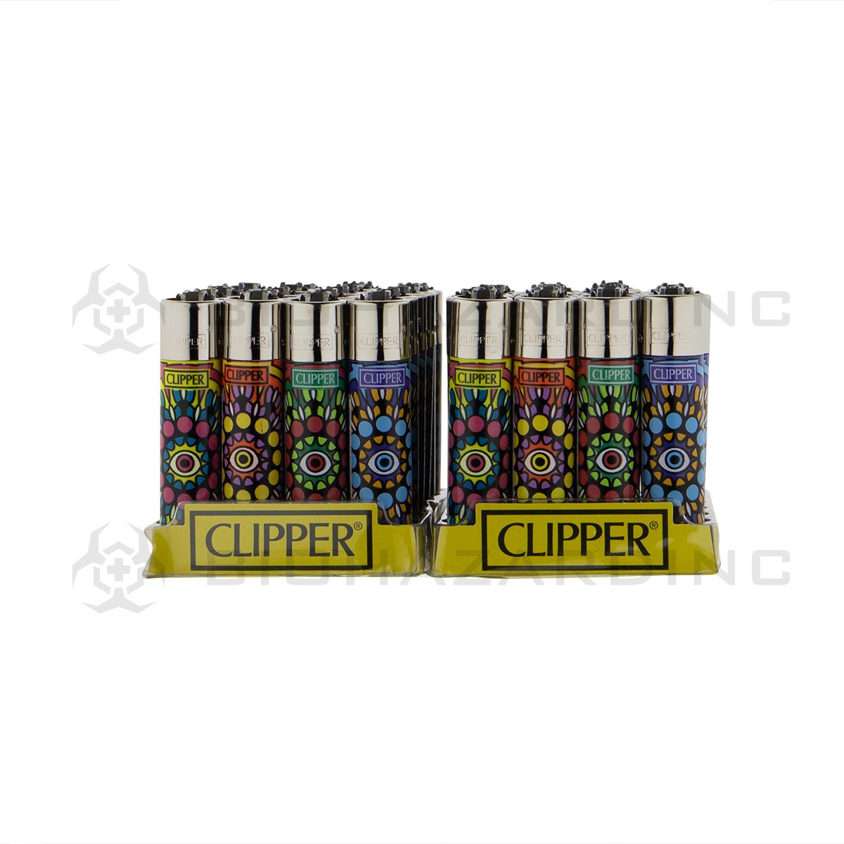 Clipper® | Evil Eye Protection Mosaic Flower Design | 48 Count