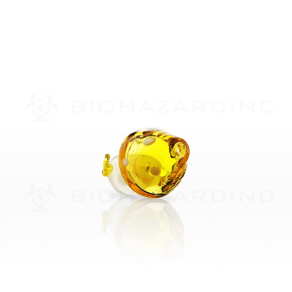 Glass Musroom Carb Cap | Amber