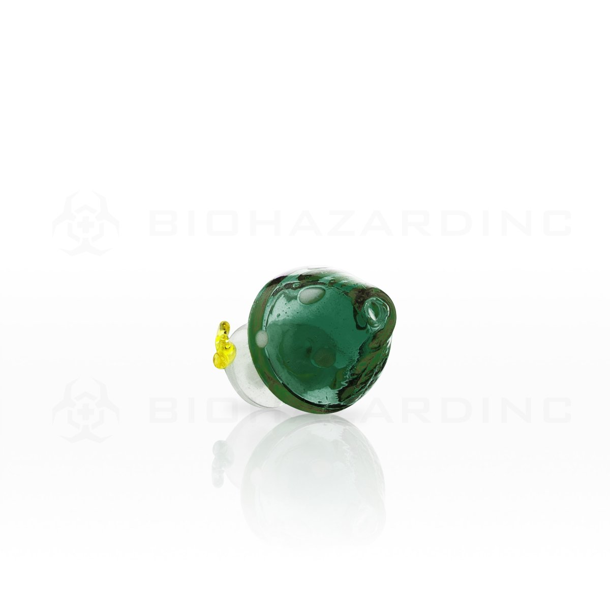 Glass Musroom Carb Cap | Green