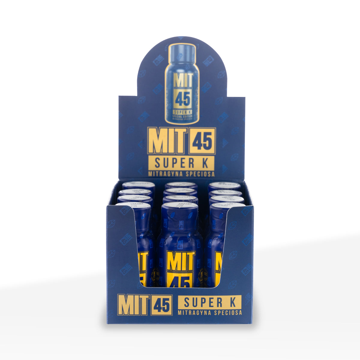 Kratom | MIT45 Blue Super K Kratom | 12 Count Kratom Biohazard Inc