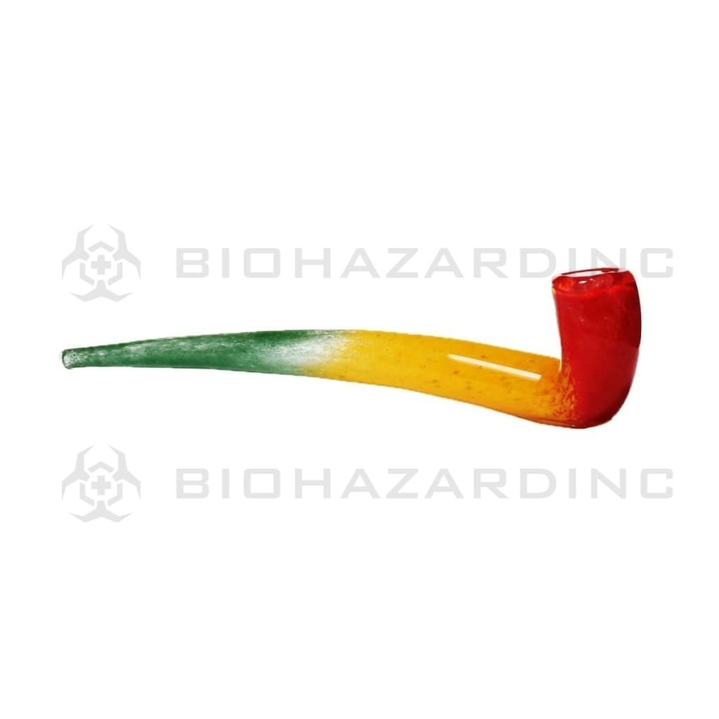 Biohazard Inc Sherlock Hand Pipe 6" Gandalf Sherlock Hand Pipe - Rasta
