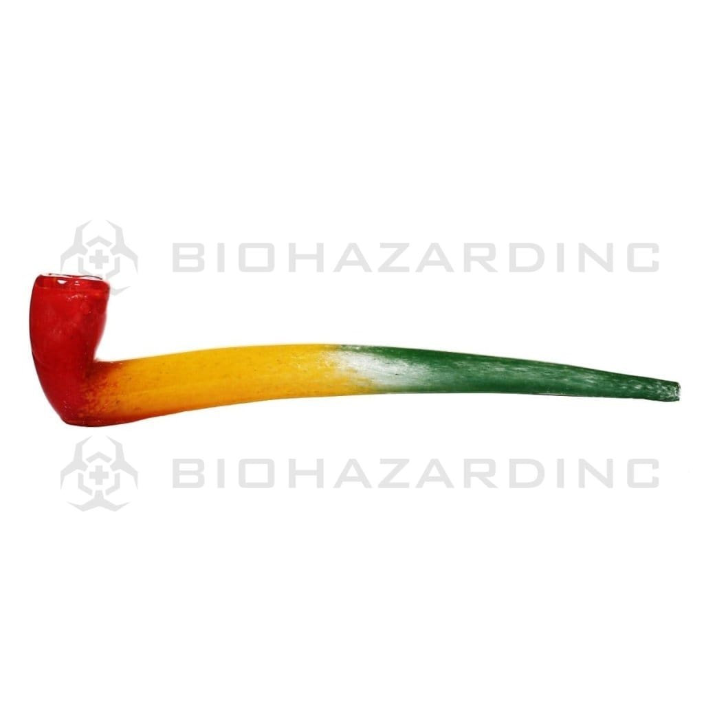Biohazard Inc Sherlock Hand Pipe 6" Gandalf Sherlock Hand Pipe - Rasta