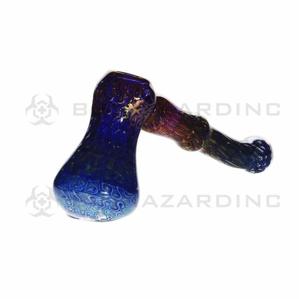 Biohazard Inc Glass Bubbler 7" Diffused Hammer - Dragon Skin